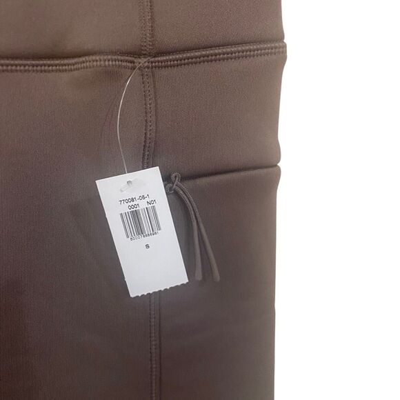 New  old navy brown/tan thick athletic leggings small - Picture 2 of 3